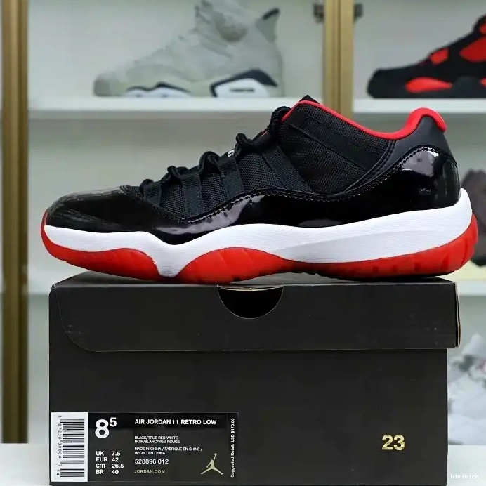 11 JORDAN Kimikick BRED RETRO AIR LOW 0424
